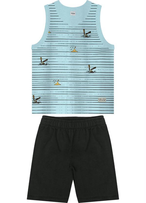 Rovi Kids - Conjunto Masculino Mergulhador Azul