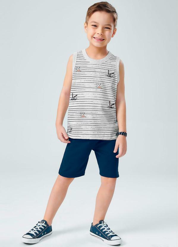 Rovi Kids - Conjunto Masculino Mergulhador Kids Cinza