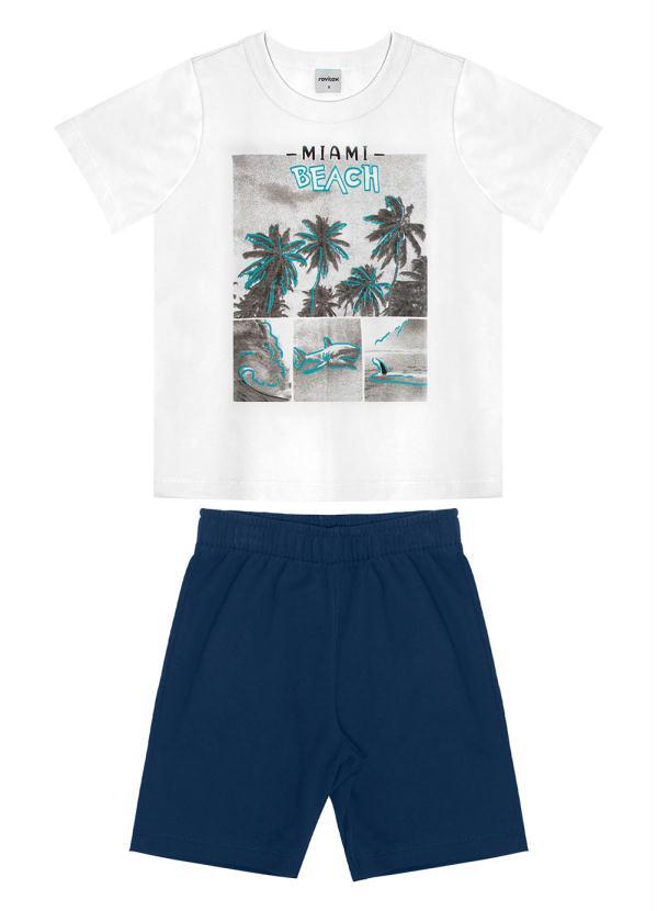 Rovi Kids - Conjunto Masculino Miami Branco