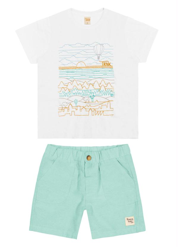 Trick Nick - Conjunto Menino Deserto Branco