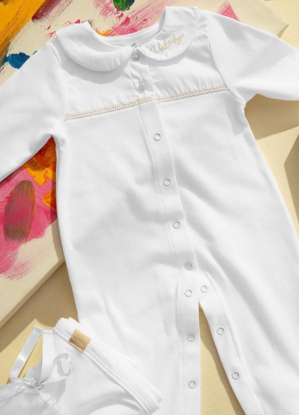 Up Baby - Kit Saída Maternidade Bebê Unissex Branco