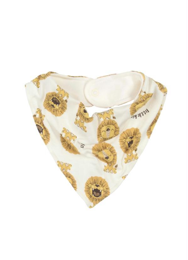 Up Baby - Babador Bandana Bebê Menino Bege