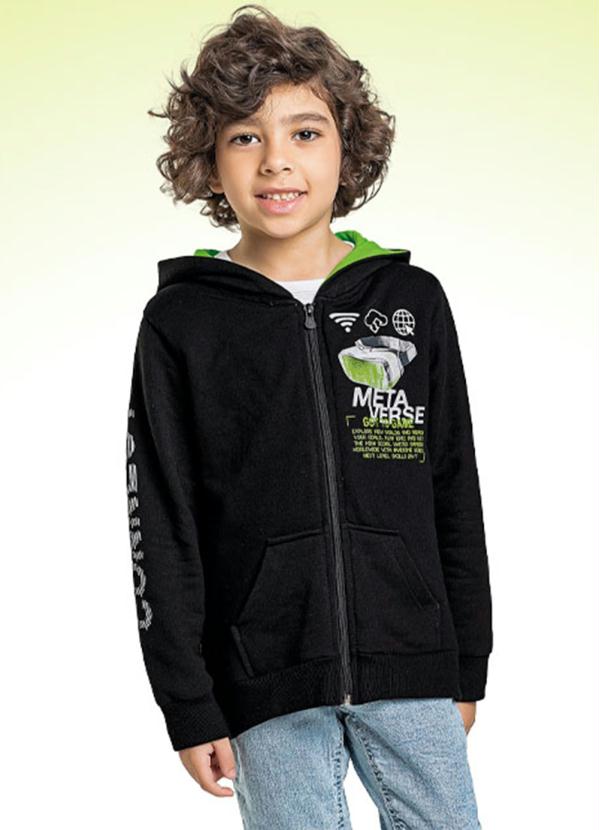 Fakini Kids - Jaqueta C/Capuz Preto