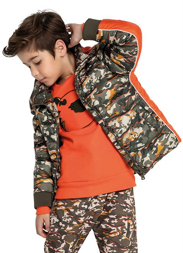 Jaqueta Camuflada Verde Tigor