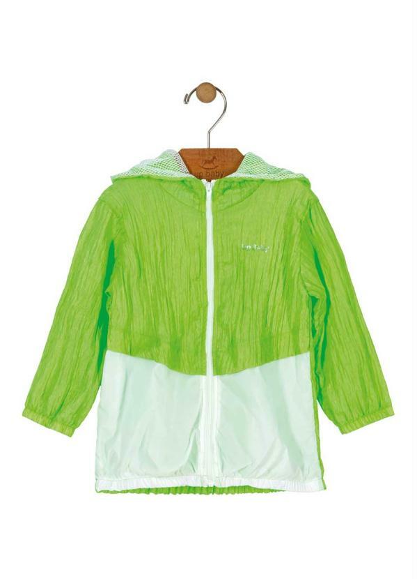 Up Baby - Jaqueta Corta Vento Neon Verde