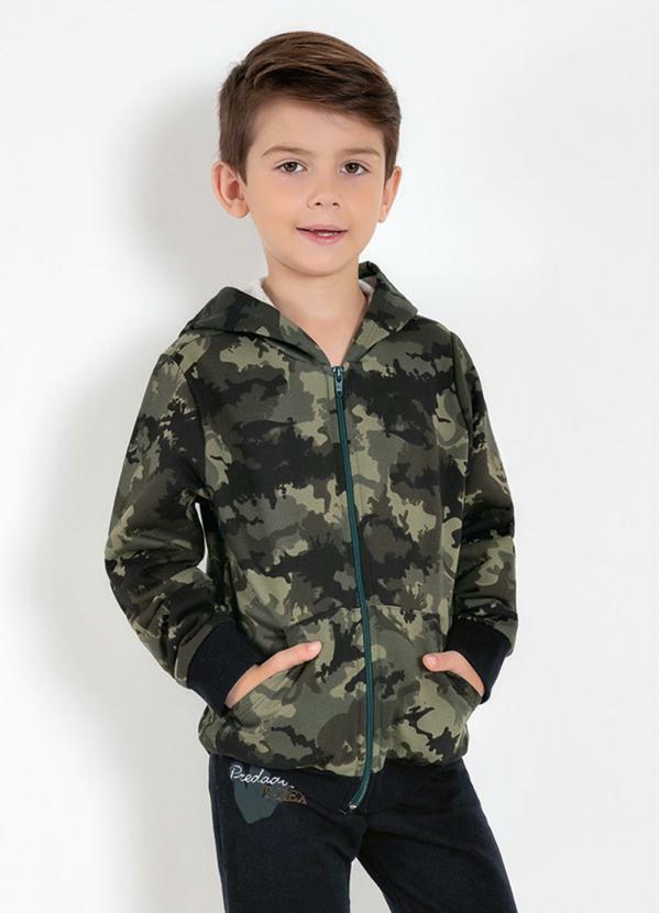 Rovitex - Jaqueta Infantil Camuflada com Capuz Rovitex