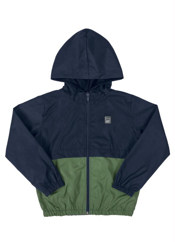 Quimby - Jaqueta Infantil Corta Vento Azul