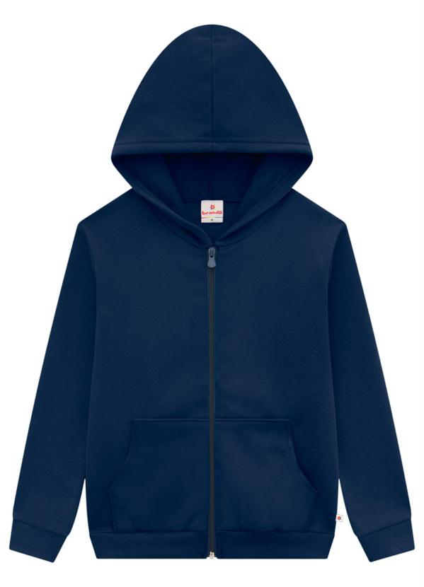 Brandili - Jaqueta Infantil Menino Moletom Azul 3