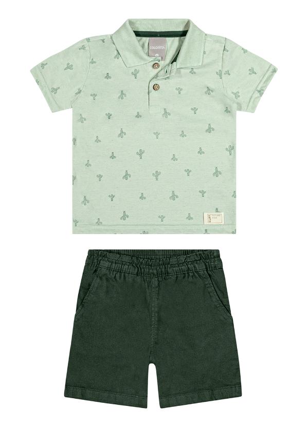 Colorittá - Conjunto Infantil Menino Verde 4