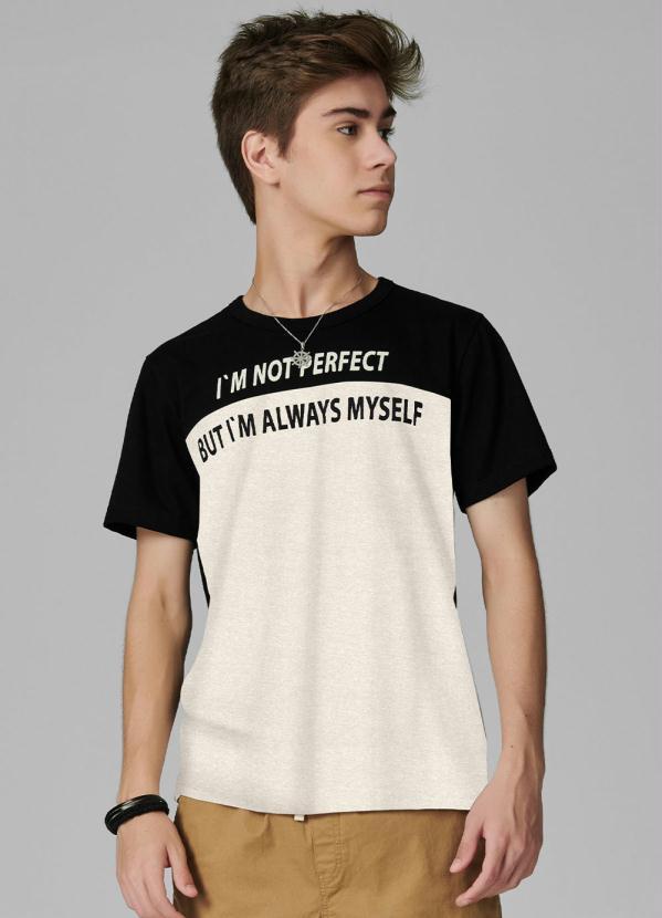 Rovitex Teen - Camiseta Juvenil Masculina Bege