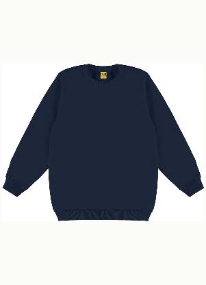 Rovi Kids - Blusão Infantil Masculino Básico Azul - ROVI KIDS