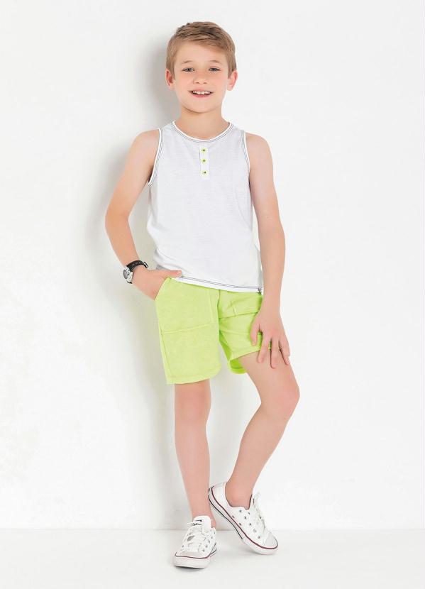 Kolormagic - Regata Infantil Branca com Botões Contrastantes 3