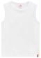 Brandili - Regata Infantil Menino Malha Azul - variação: Branco