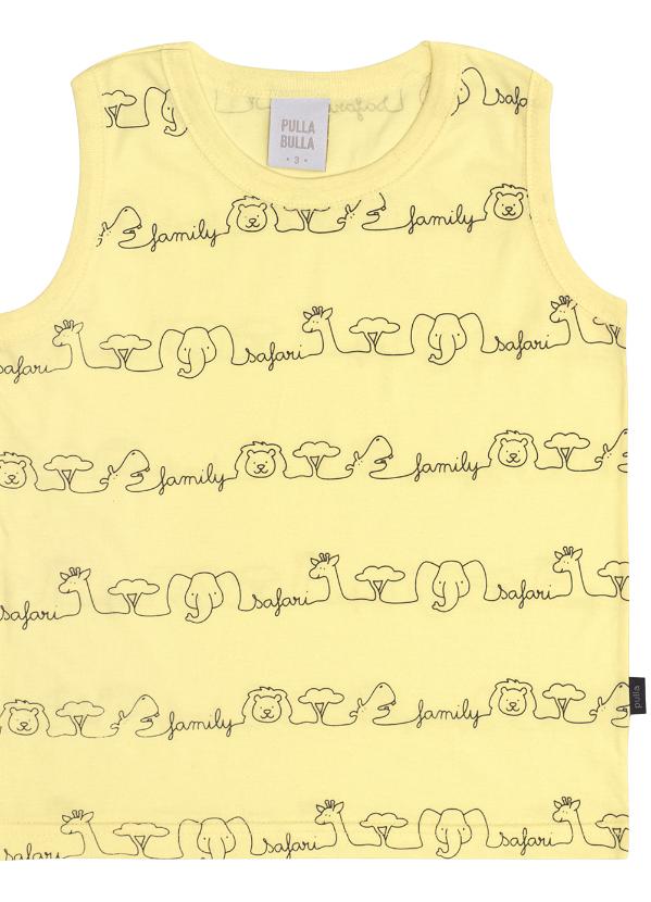 Pulla Bulla - Regata Meia Malha Amarelo