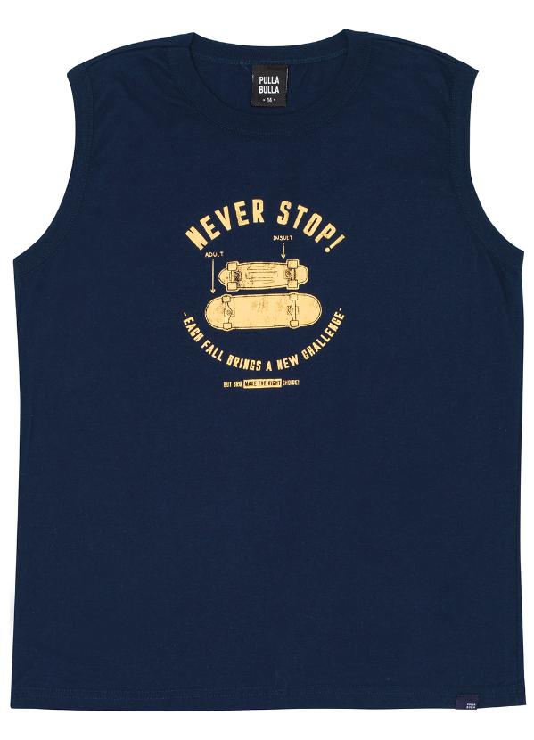 Pulla Bulla - Regata Meia Malha Azul