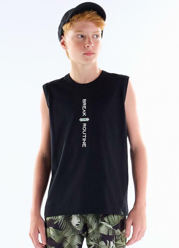 Pulla Bulla - Regata Meia Malha Preto