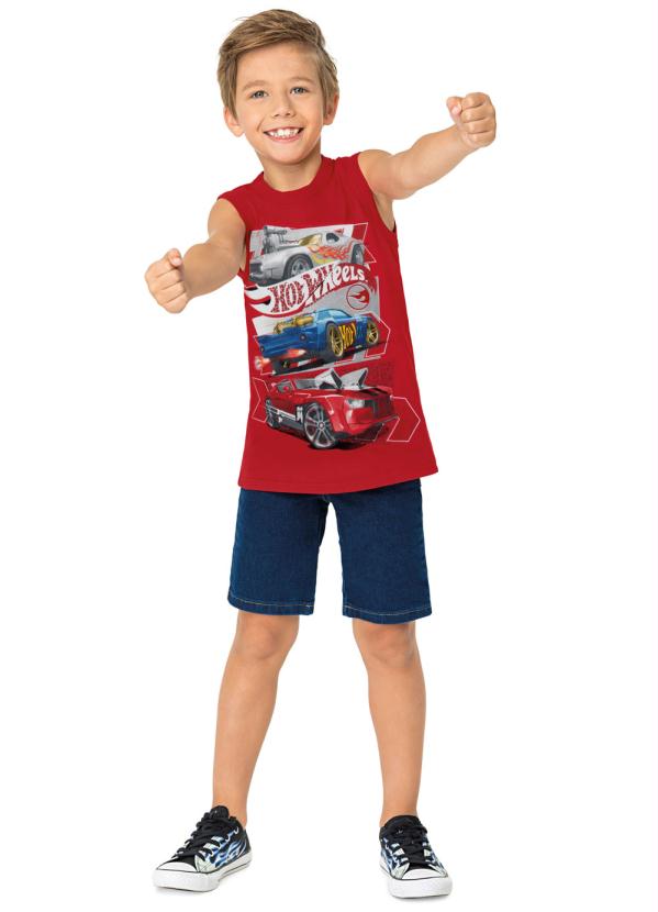 Malwee Kids - Regata Vermelha Hot Wheels® 2