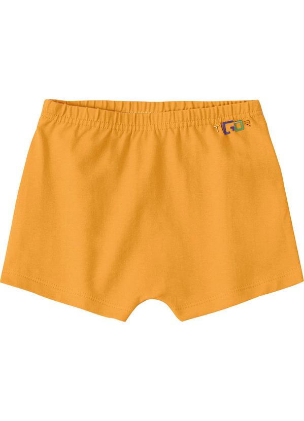 Tigor T Tigre - Short com Aroma Bebê Masculino Laranja