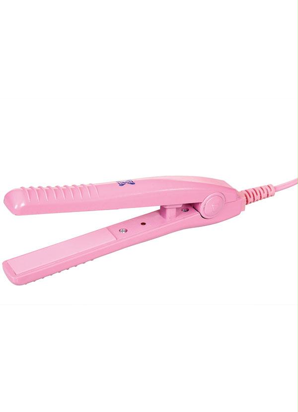 Lar e Lazer - Mini Prancha para Cabelos Rosa