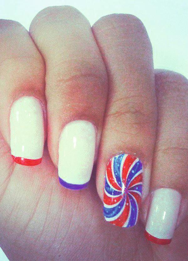 Lar e Lazer - Adesivo de Unhas Túnel Azul e Vermelho