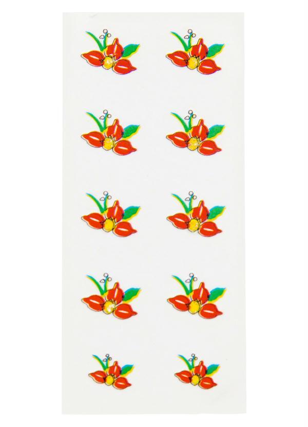 Lar e Lazer - Adesivo para Unhas com Desenhos de Flores