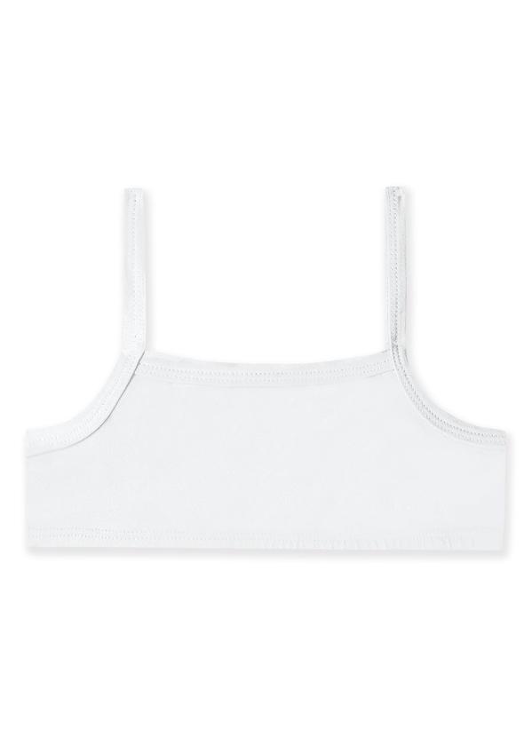 Kyly - Top Infantil Menina BásicoBranco