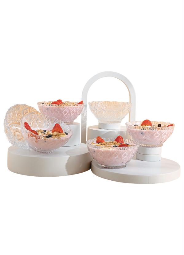 Lar e Lazer - Kit Bowls King Vidro 6 Peças 3