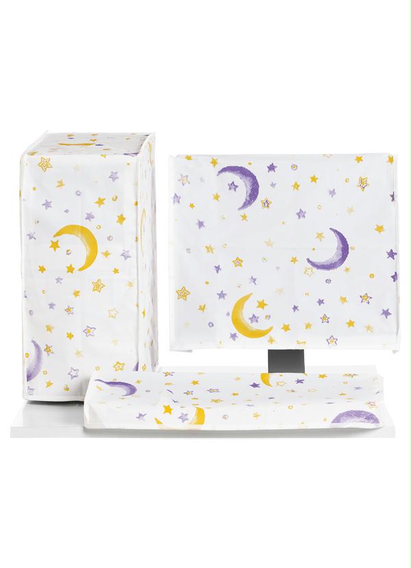 Lar e Lazer - Kit Capa para Computador 17" Branco 1
