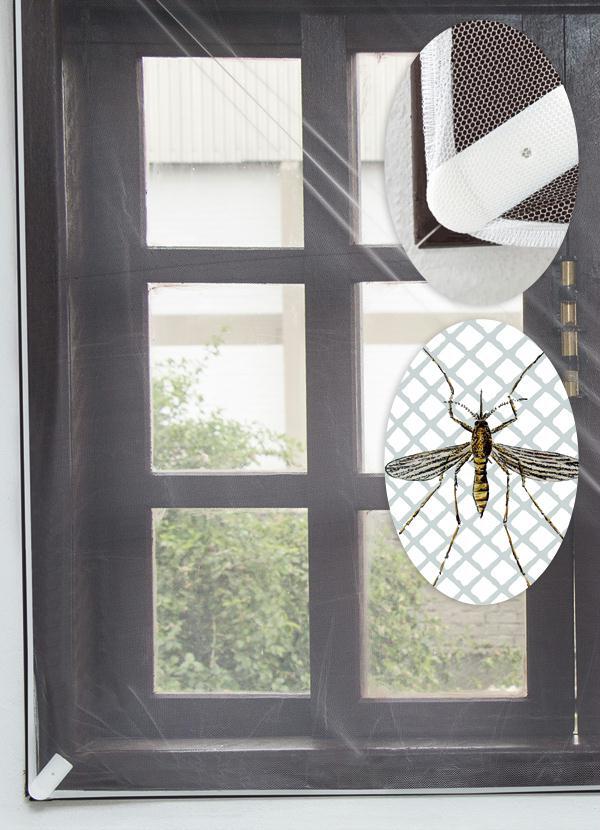 Lar e Lazer - Tela de Mosquiteiro para Janelas 100 X 200 cm