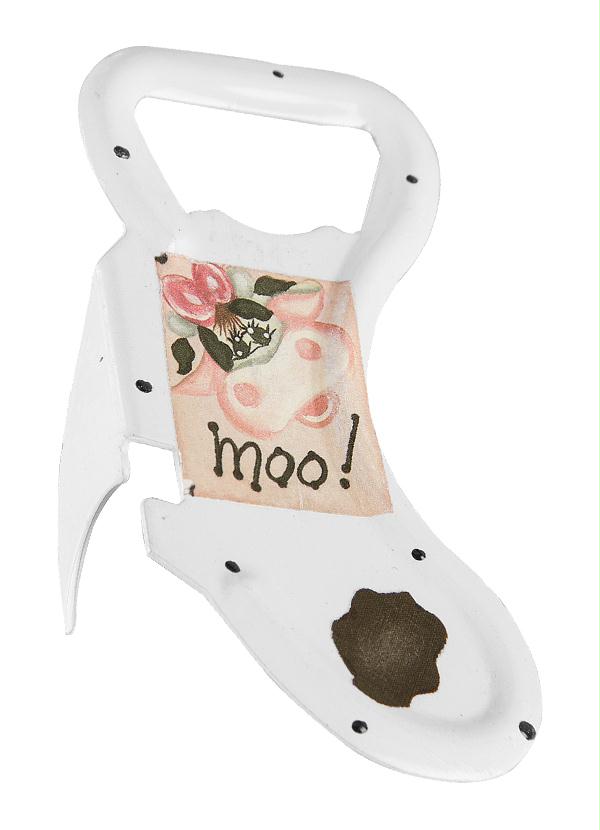 Lar e Lazer - Abridor de Garrafa/Lata com Enfeite de Vaquinha 2