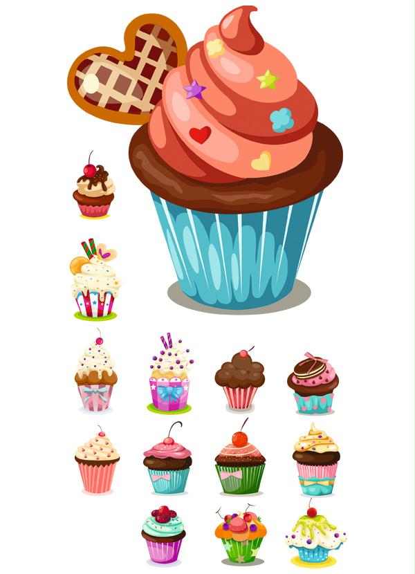 Lar e Lazer - Adesivo de Cupcakes
