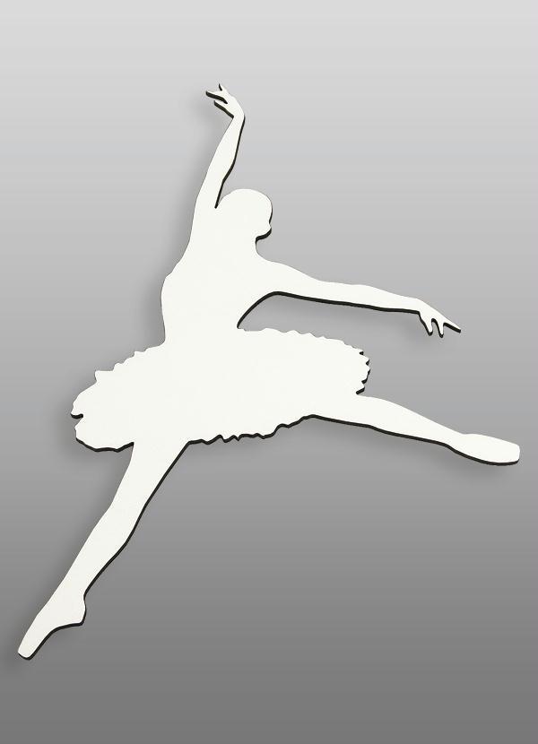 Lar e Lazer - Bailarina para Decorar Branca