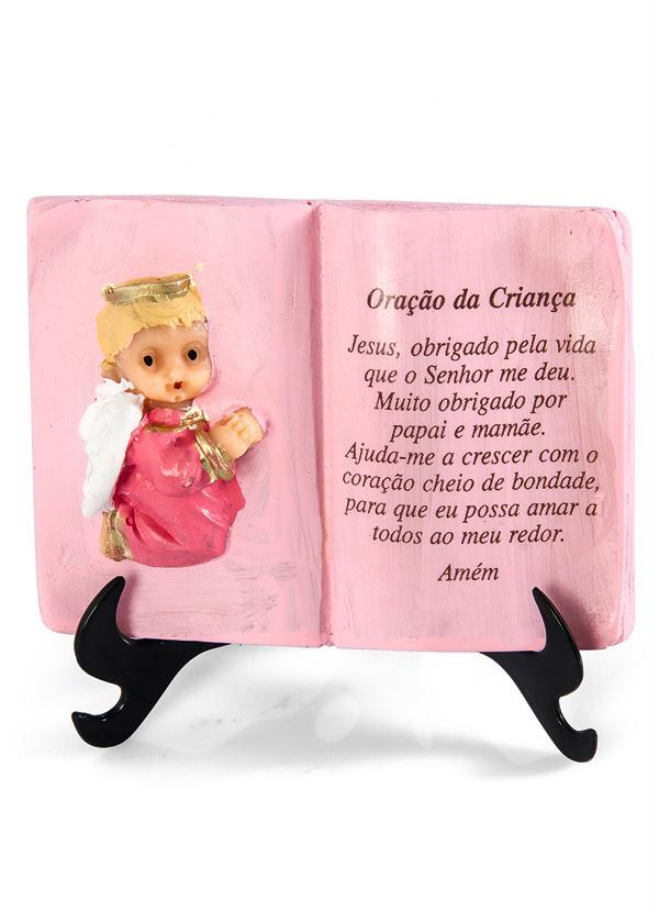Lar e Lazer - Bibelô Oração da Criança com Suporte