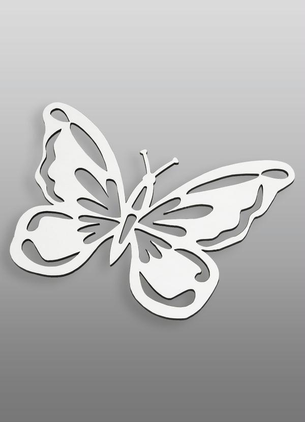 Lar e Lazer - Borboleta para Decoracao Branca Grande