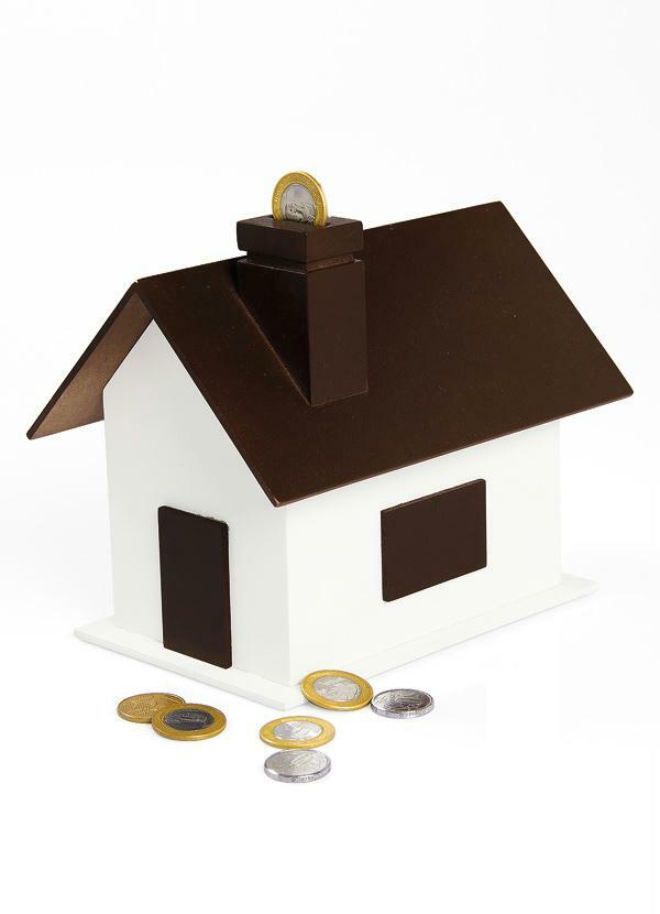 Lar e Lazer - Cofre Decorativo de Casinha Branco