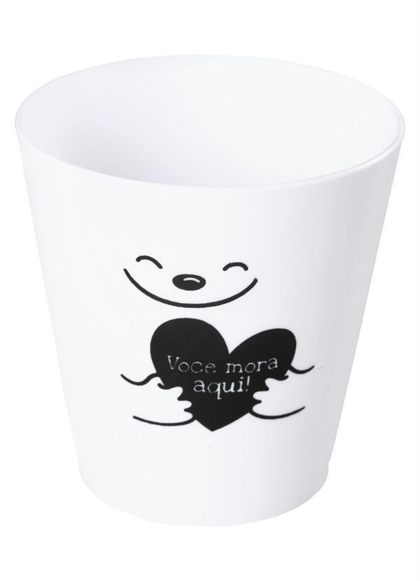Lar e Lazer - Copo Plástico Branco Personalizado 300ml