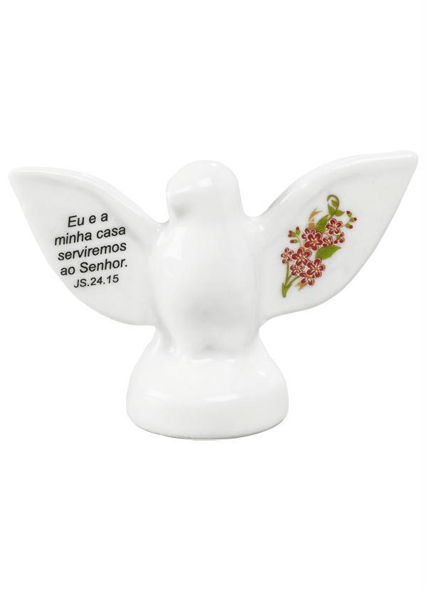 Lar e Lazer - Enfeite Anjo da Felicidade Branco