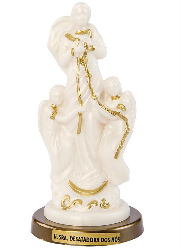 Lar e Lazer - Enfeite Bibelô Nossa Senhora dos Nós Pérola