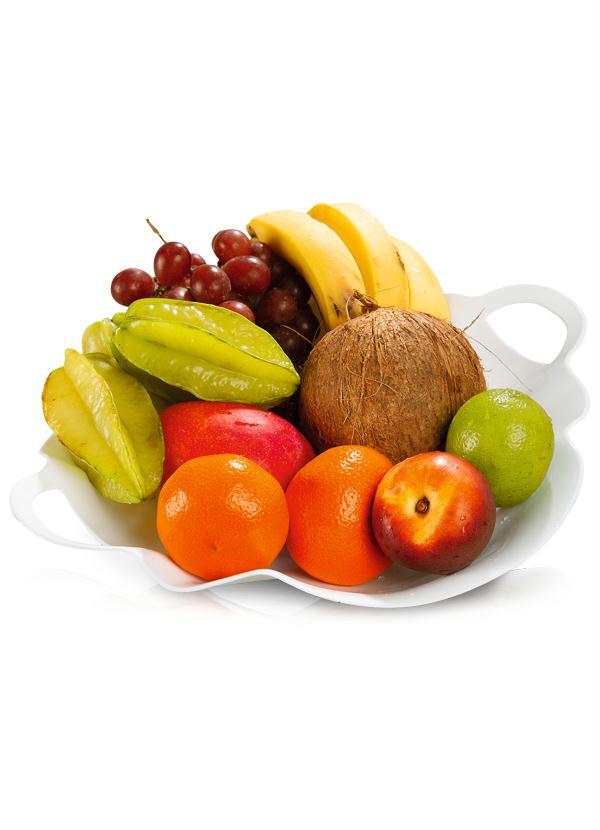 Lar e Lazer - Fruteira de Mesa Branca