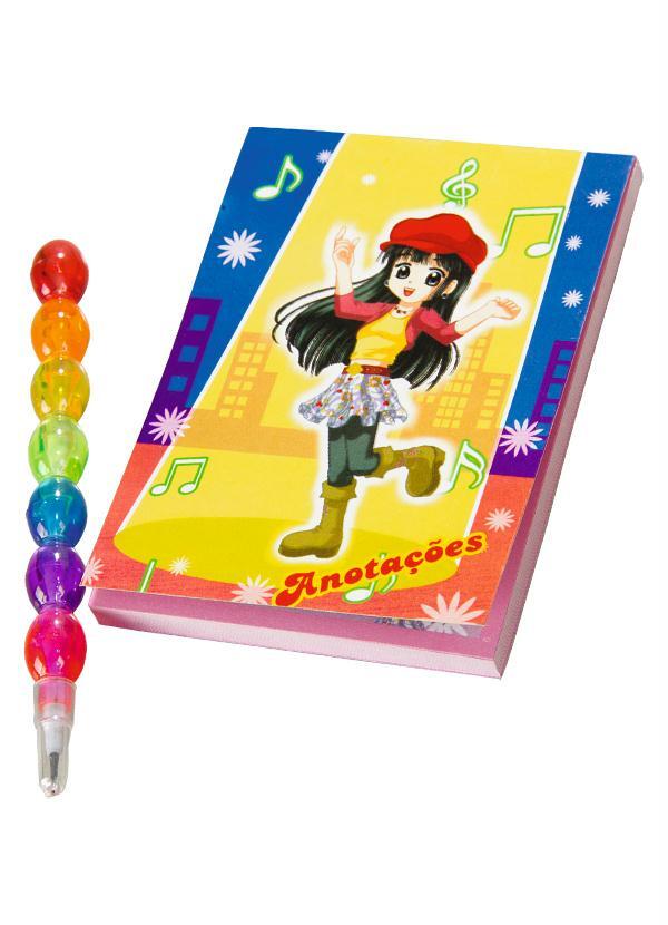 Lar e Lazer - Kit Bloquinho e Lapiseira Colorida
