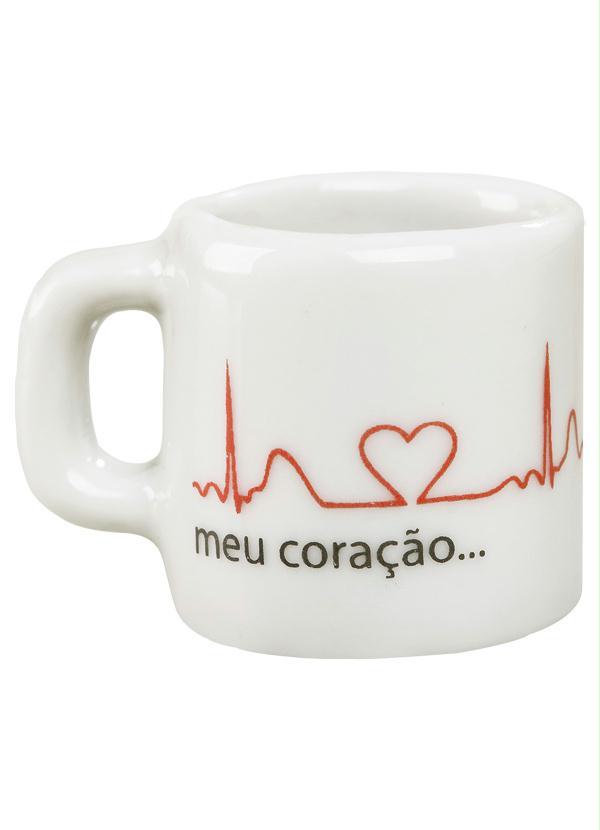 Lar e Lazer - Mini Caneca Meu Coração Pulsa Por Você 3