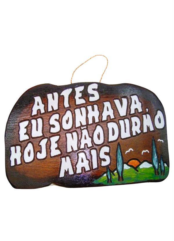 Lar e Lazer - Placa Decorativa com Frase