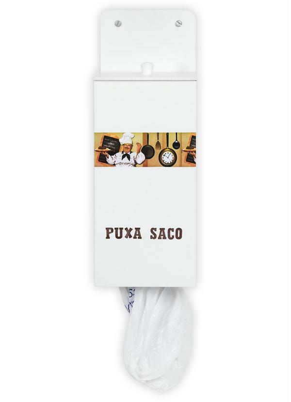 Lar e Lazer - Puxa Saco em Madeira Branco