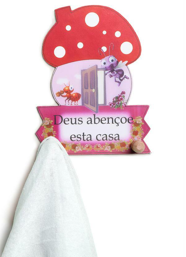 Lar e Lazer - Suporte Pano de Prato com Mensagem Cristã