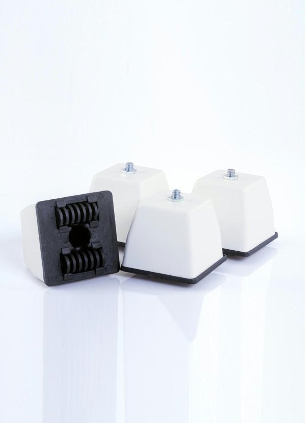 Lar e Lazer - Kit com 4 Pés para Geladeira