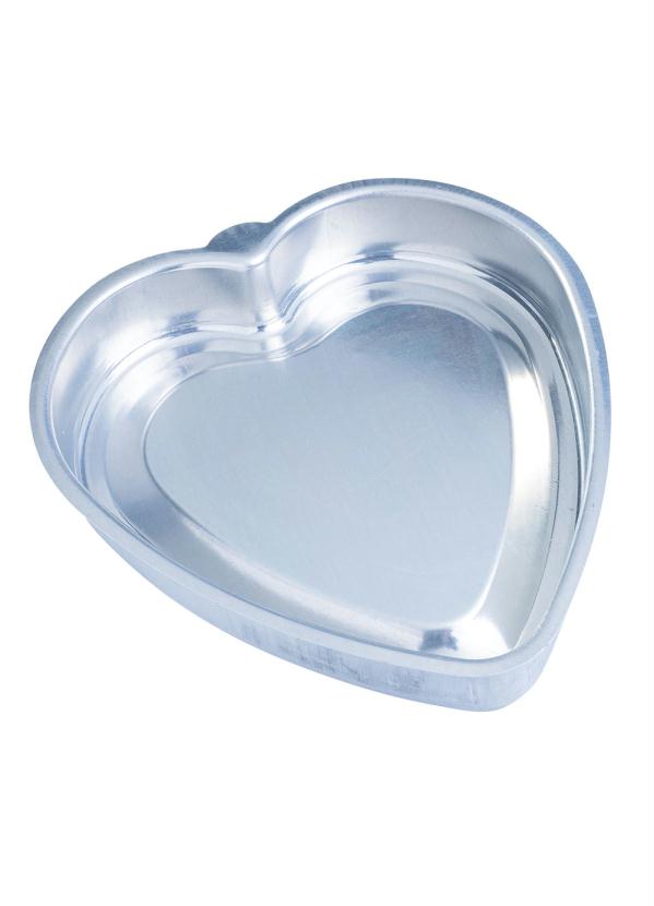 Lar e Lazer - Assadeira Ballerine Coração Prata Nº2 2