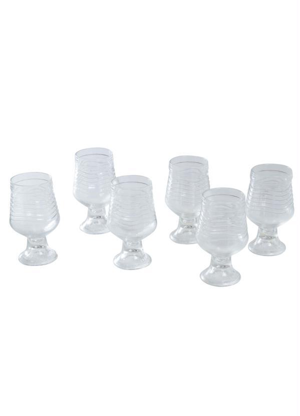 Lar e Lazer - Kit 6 Taças para Suco Crystal