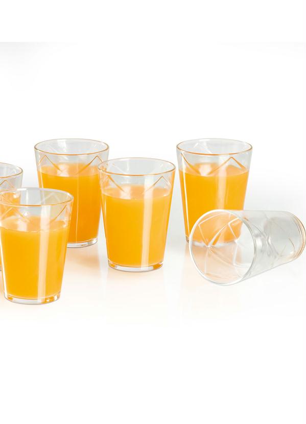 Marinex - Kit Copos Maracatu Em Vidro 6 Peças 2