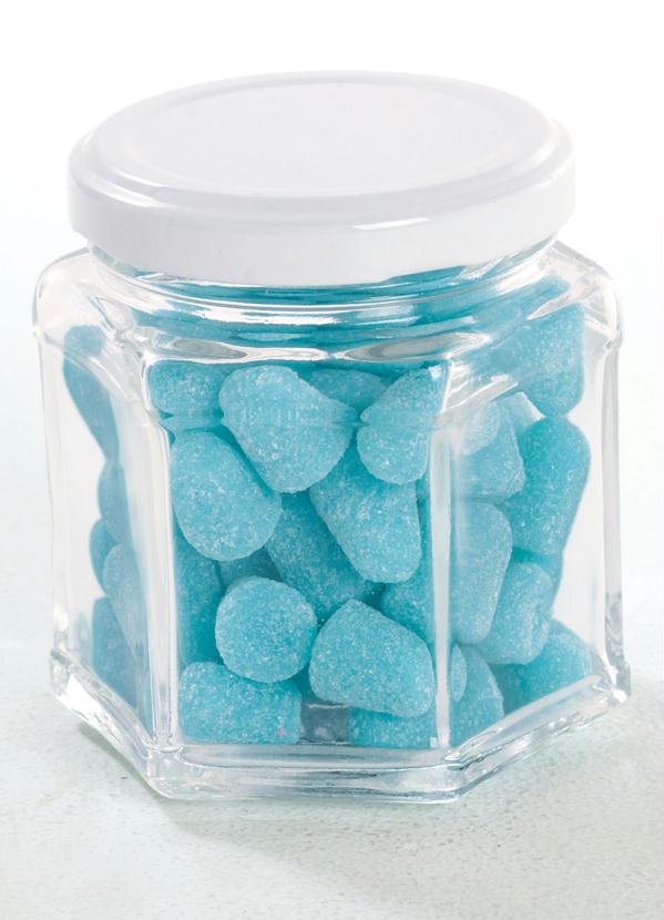 Lar e Lazer - Pote Sextavado em Vidro com Tampa 1