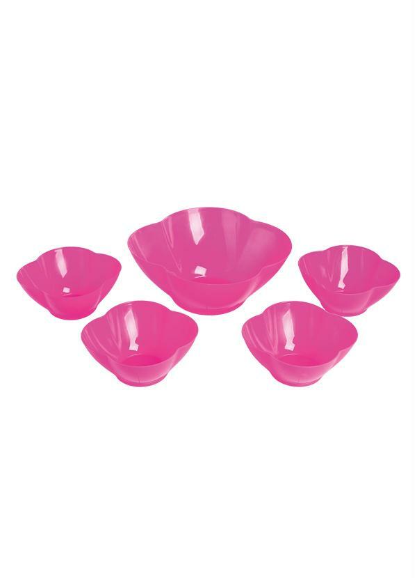 Lar e Lazer - Conjunto Tigela Trevo Rosa